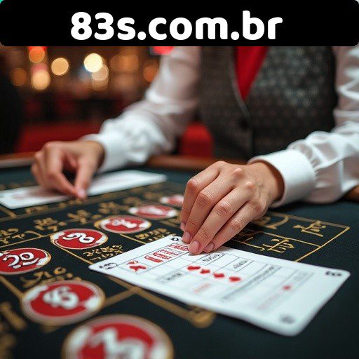 Mesa de cassino ao vivo com dealer profissional no 83s.com